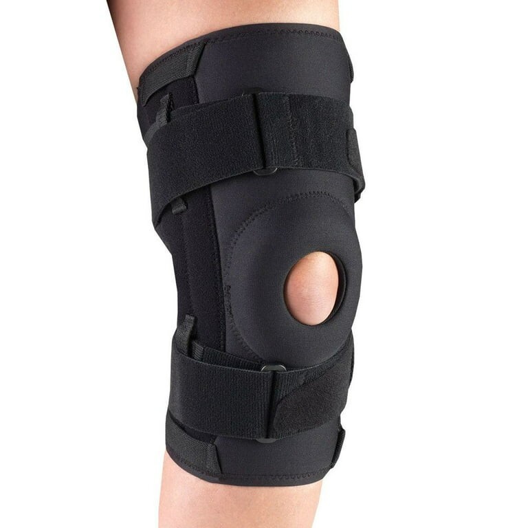OTC Orthopedic Knee Stabilizer Wrap with Spiral Stays – Latex Free MEDIUM 16-18