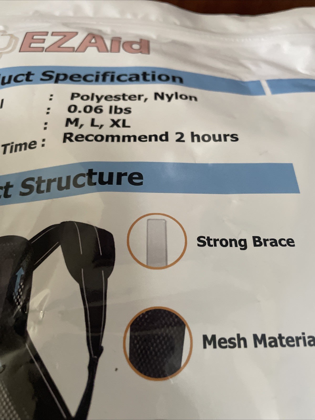 Ez Aid Posture Corrector Brace