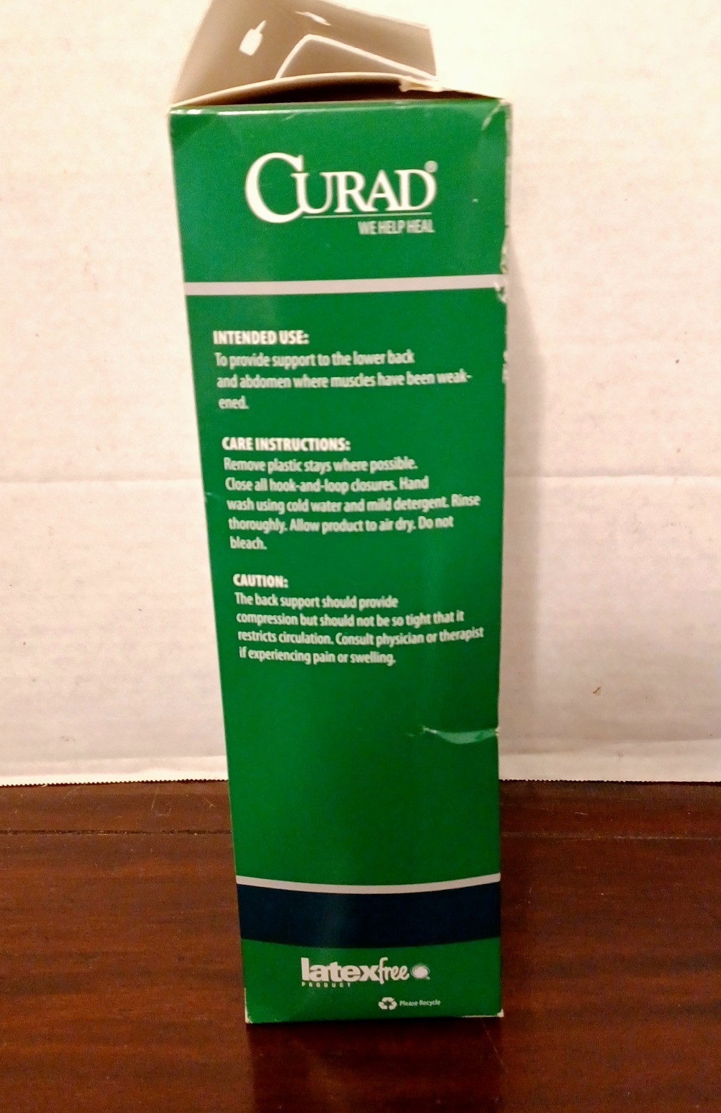 Curad Back Support Universal and Back Support Belt Waist Trainer