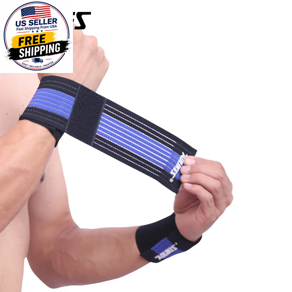 1PCS Cotton Elastic Bandage Hand Sport Wristband Gym Support Wrist Brace Wrap Ca