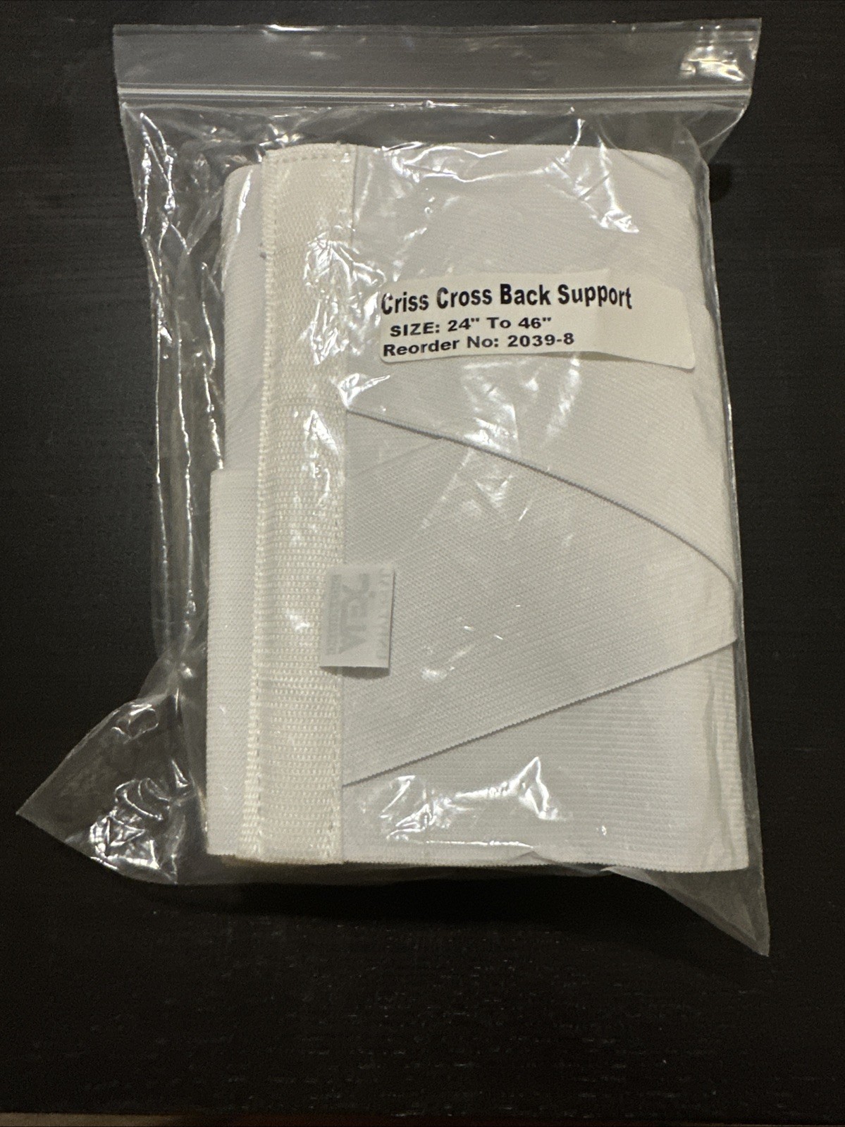 BRAND NEW: Alex Orthopedic Criss Cross BACK SUPPORT 10 in Large (36″-40″)