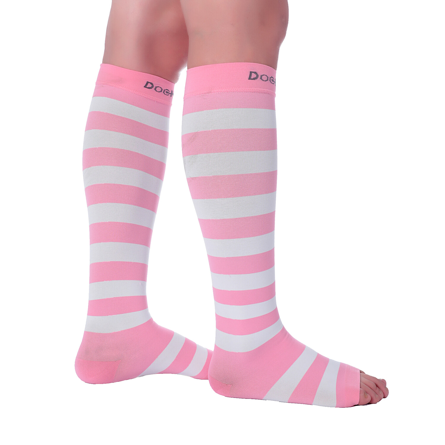Doc Miller Open Toe Socks Compression Socks 15-20 mmHg Recovery Varicose Veins