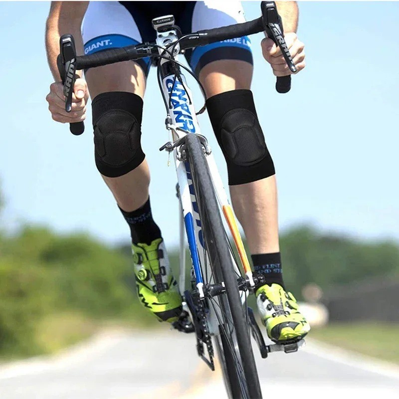 Thick Knee Support Brace Non Slip Compression Pad for Basketball Volleyball