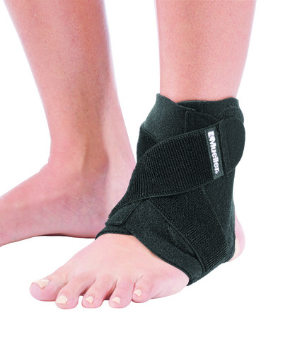 Mueller Adjustable Ankle Support, Black – One Size Fits Most