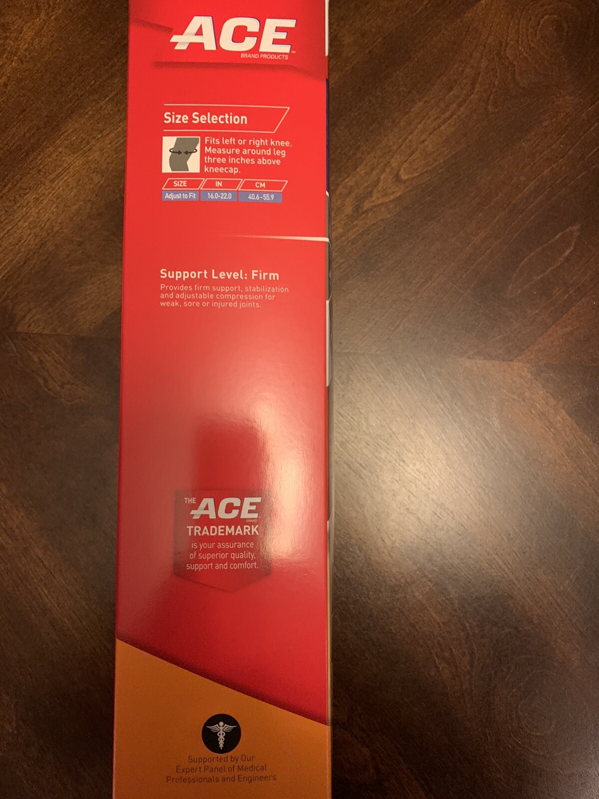 ACE Brand Stabilizing Hinged Knee Brace, Adjustable, Left or Right Knee