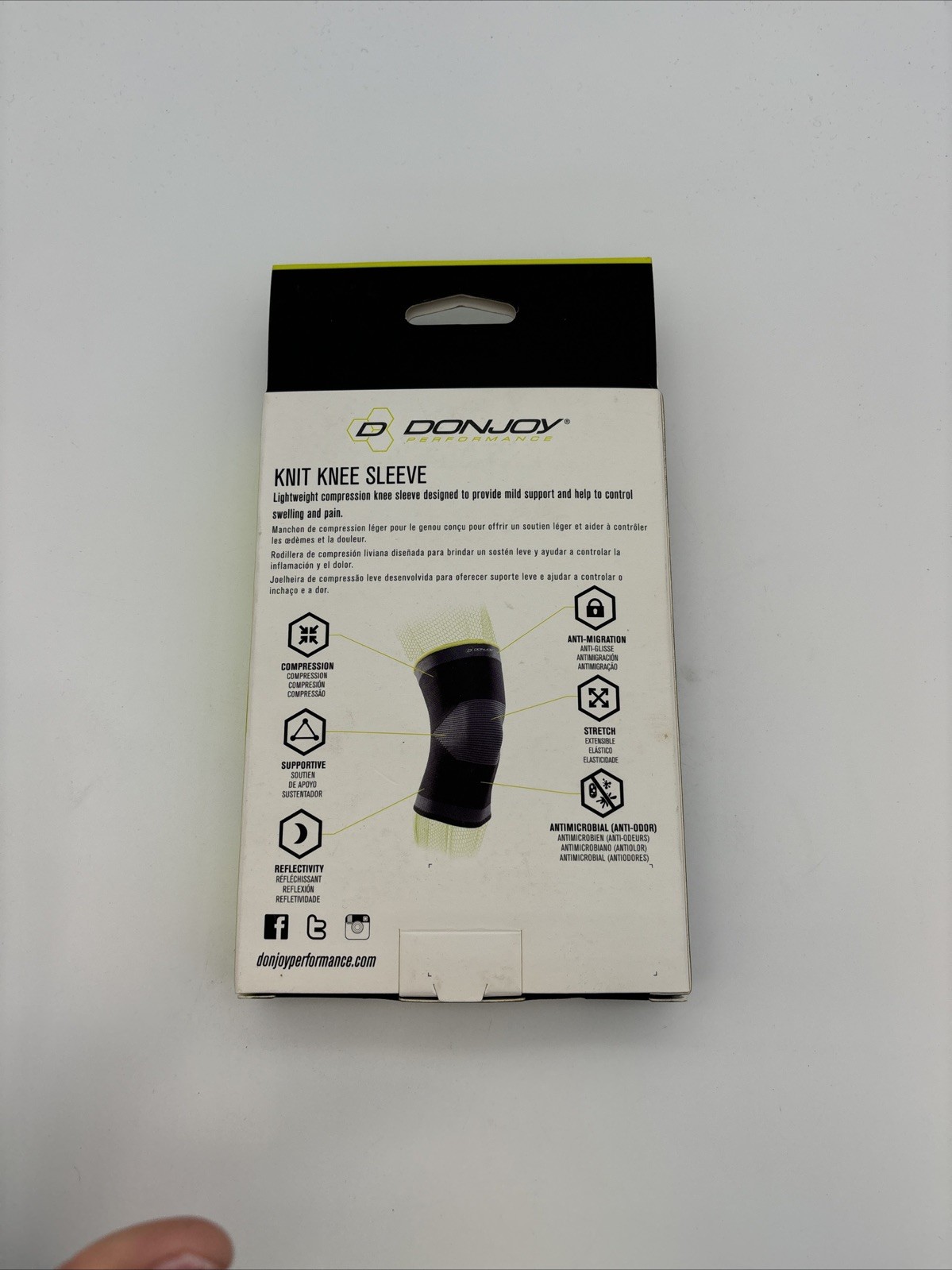 DonJoy Performance ANAFORM Knit Knee Sleeve Medium