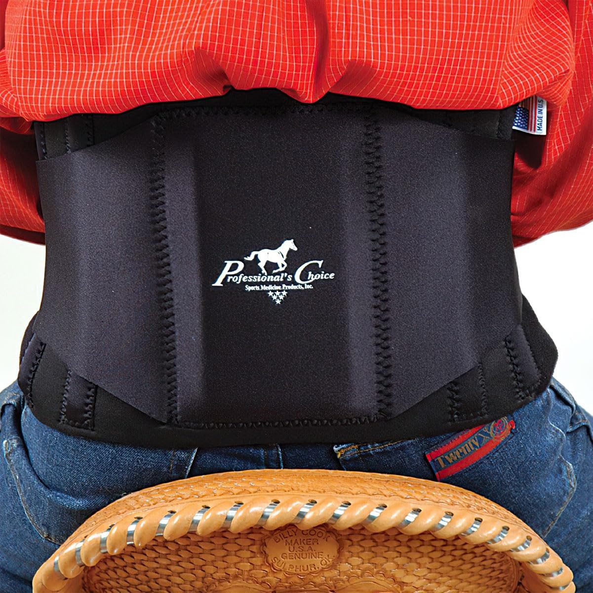 Comfort Fit Low Back Support (Medium, Black)