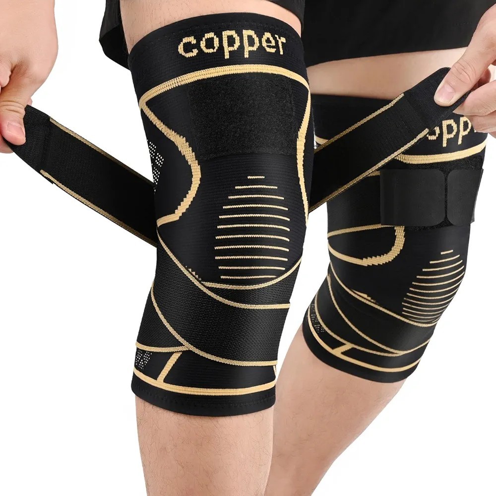 Copper Knee Brace for Women and Men2 pack-Knee Compression Sleeve with S…