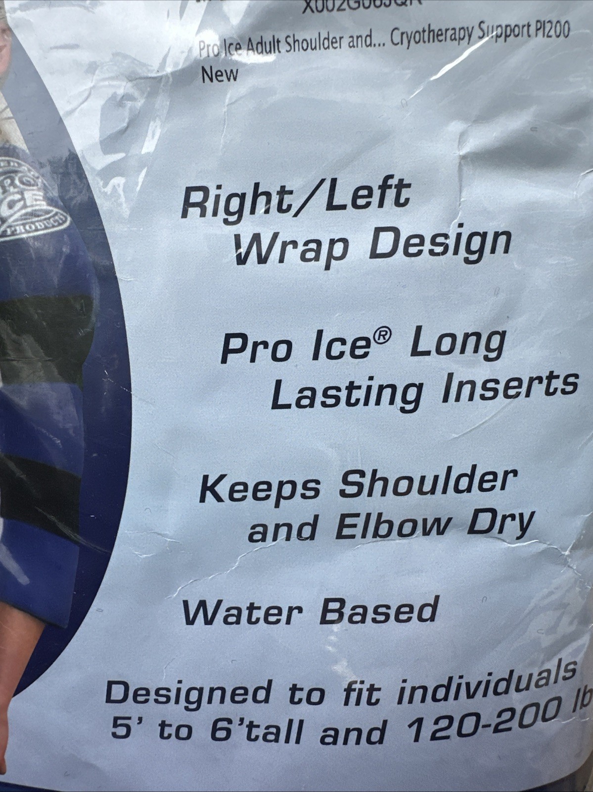 PRO ICE Shoulder Elbow Ice Therapy Wrap NEW Rotator Cuff Therapy Muscle Aches