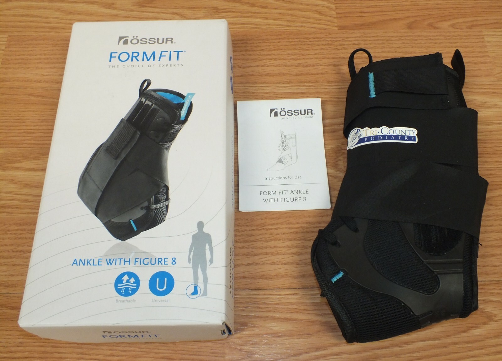 Genuine Ossur Form Fit Ankle Support / Brace With Figure 8 **READ**
