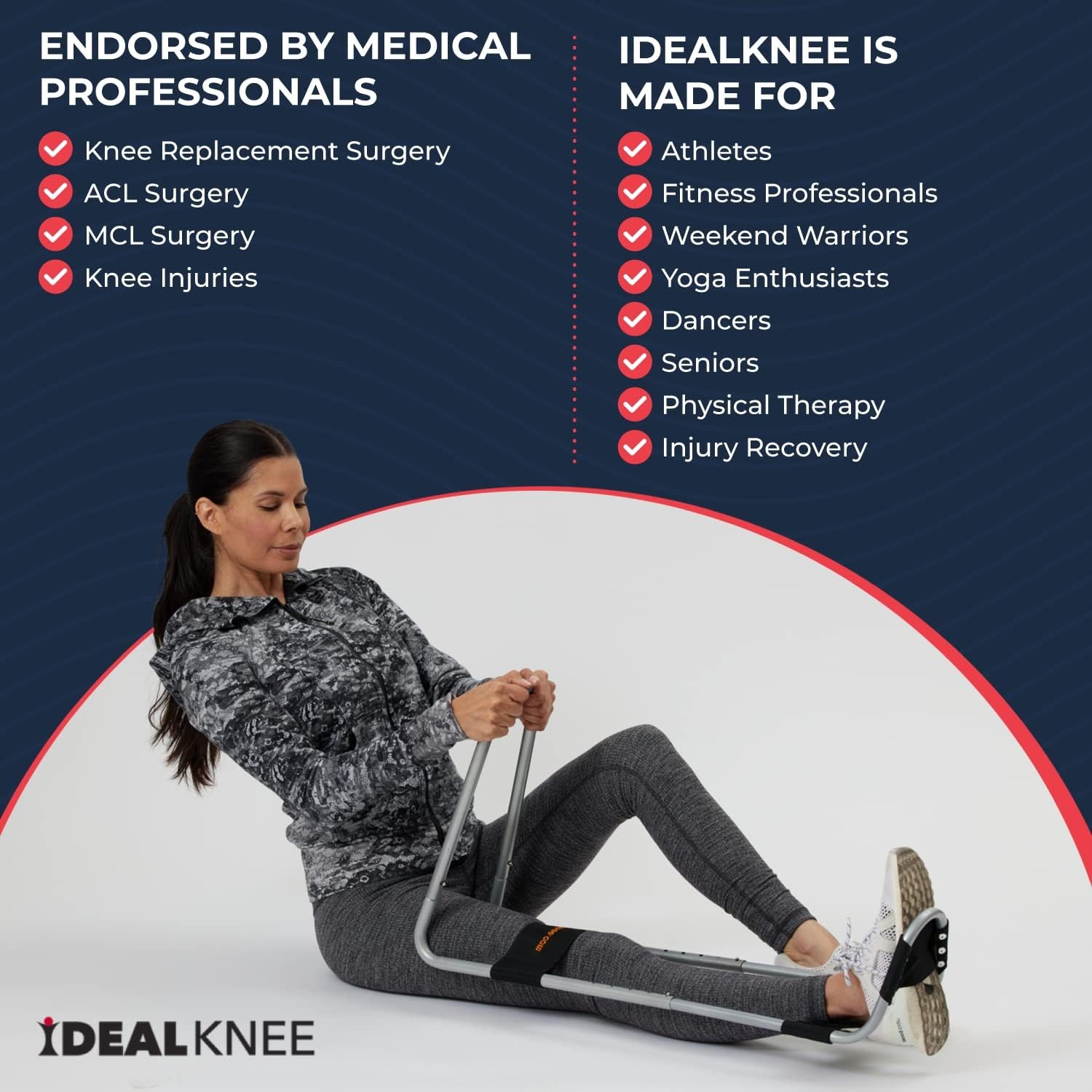 IdealKnee – Advanced knee extension and pain relief devices