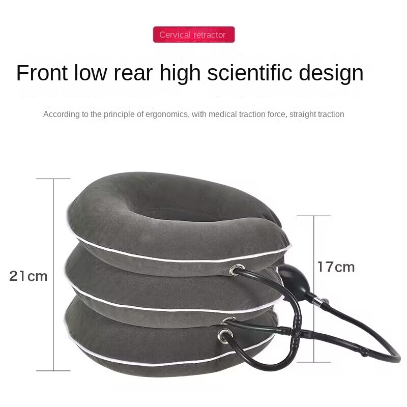 Inflatable Neck Brace Cervical Traction Device Neck Stretching Correction Neck