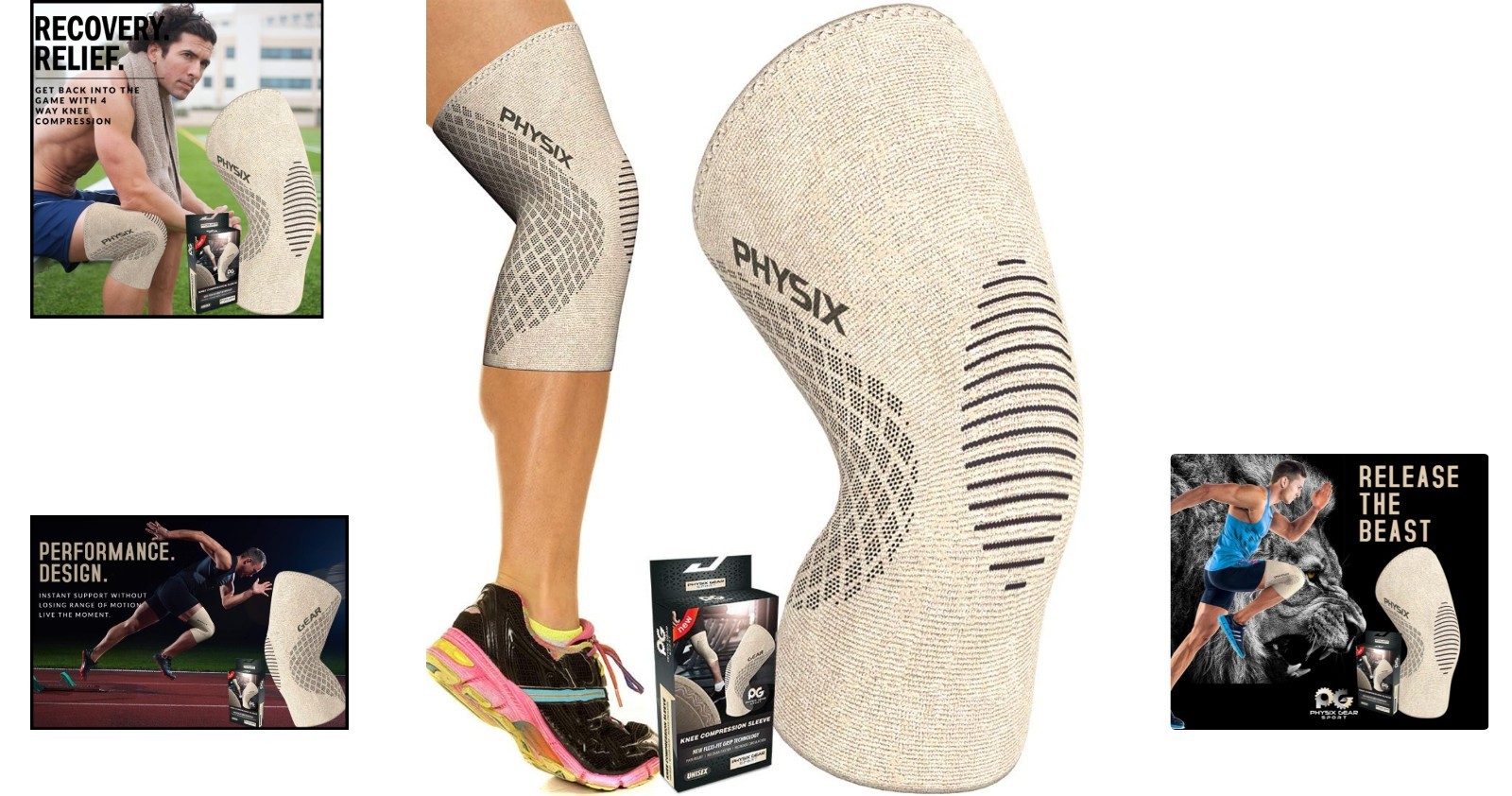 Versatile Compression Knee Sleeve for Sports – Enhanced Mobility & Stability