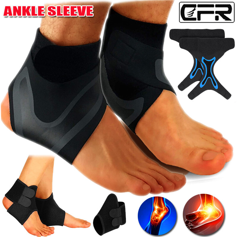 Ankle Support Brace Compression Sleeve Pain Relief Foot Plantar Fasciitis Wrap