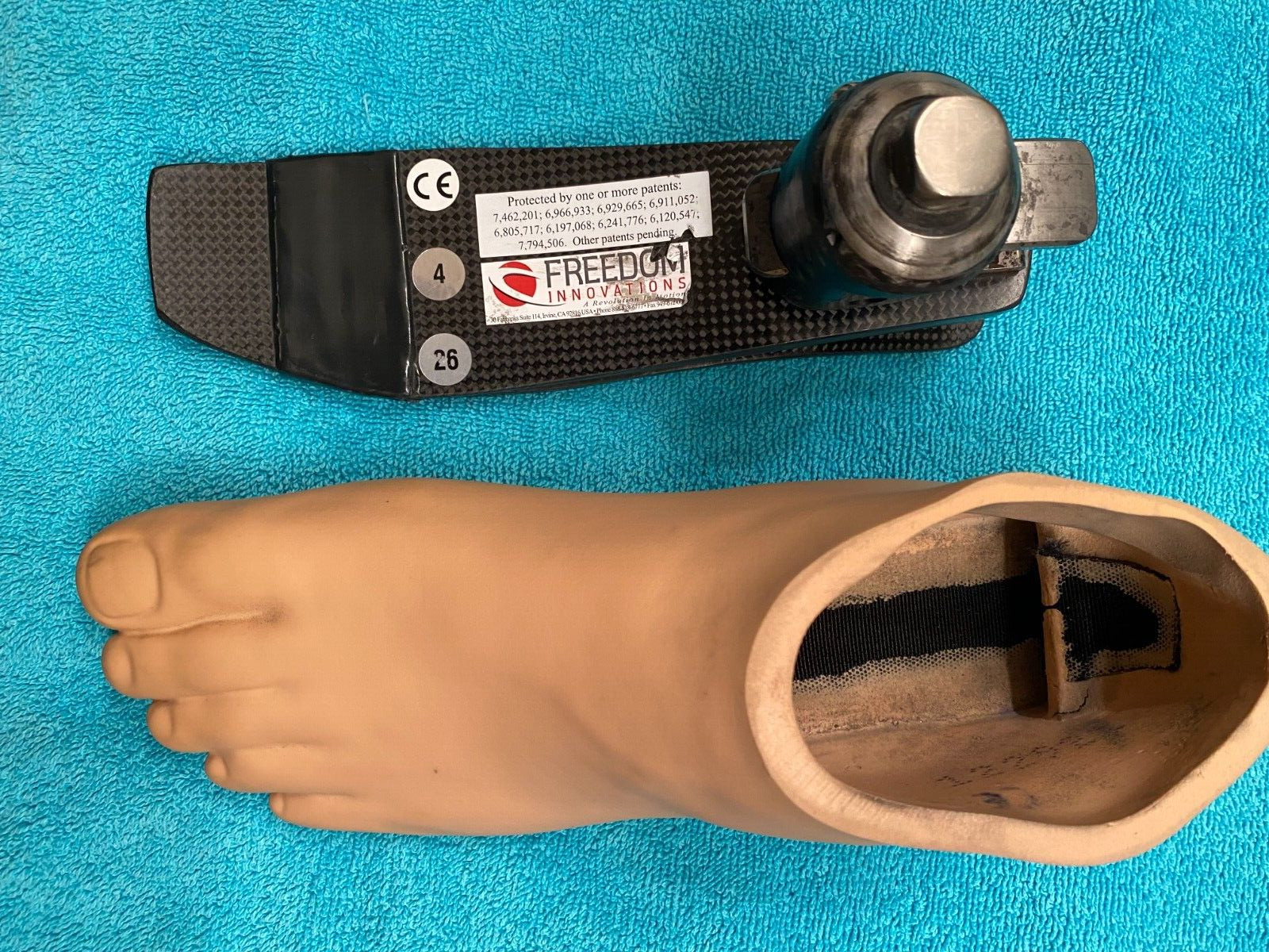 Freedom Innovations Ottobock Runway prosthetic foot left or RIGHT Size 26. Cat 4