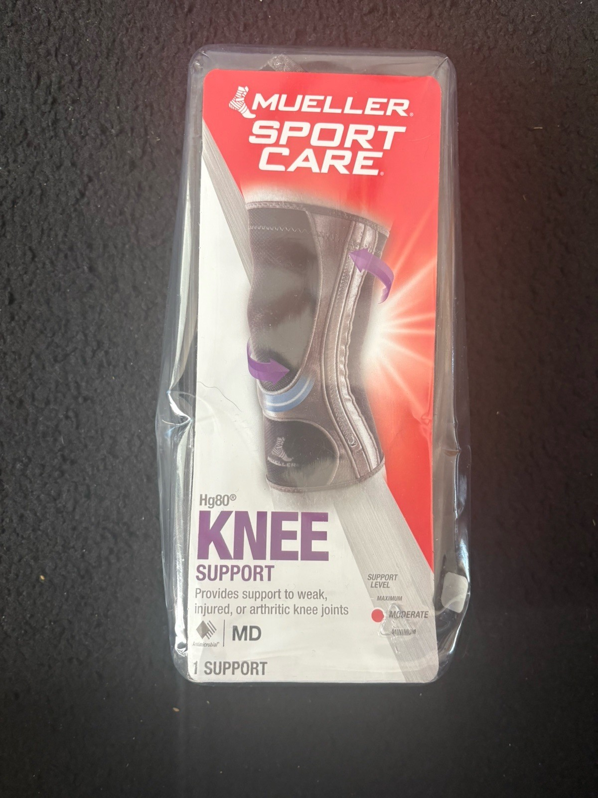 MüllerSport Knee Support Brace Hg80 Size Medium Moderate Support