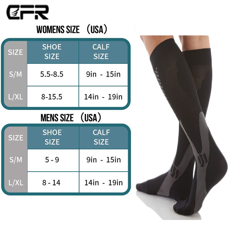 Compression Socks Stockings Womens Mens Knee High Medical 20-30 mmHG S/M-X/XL