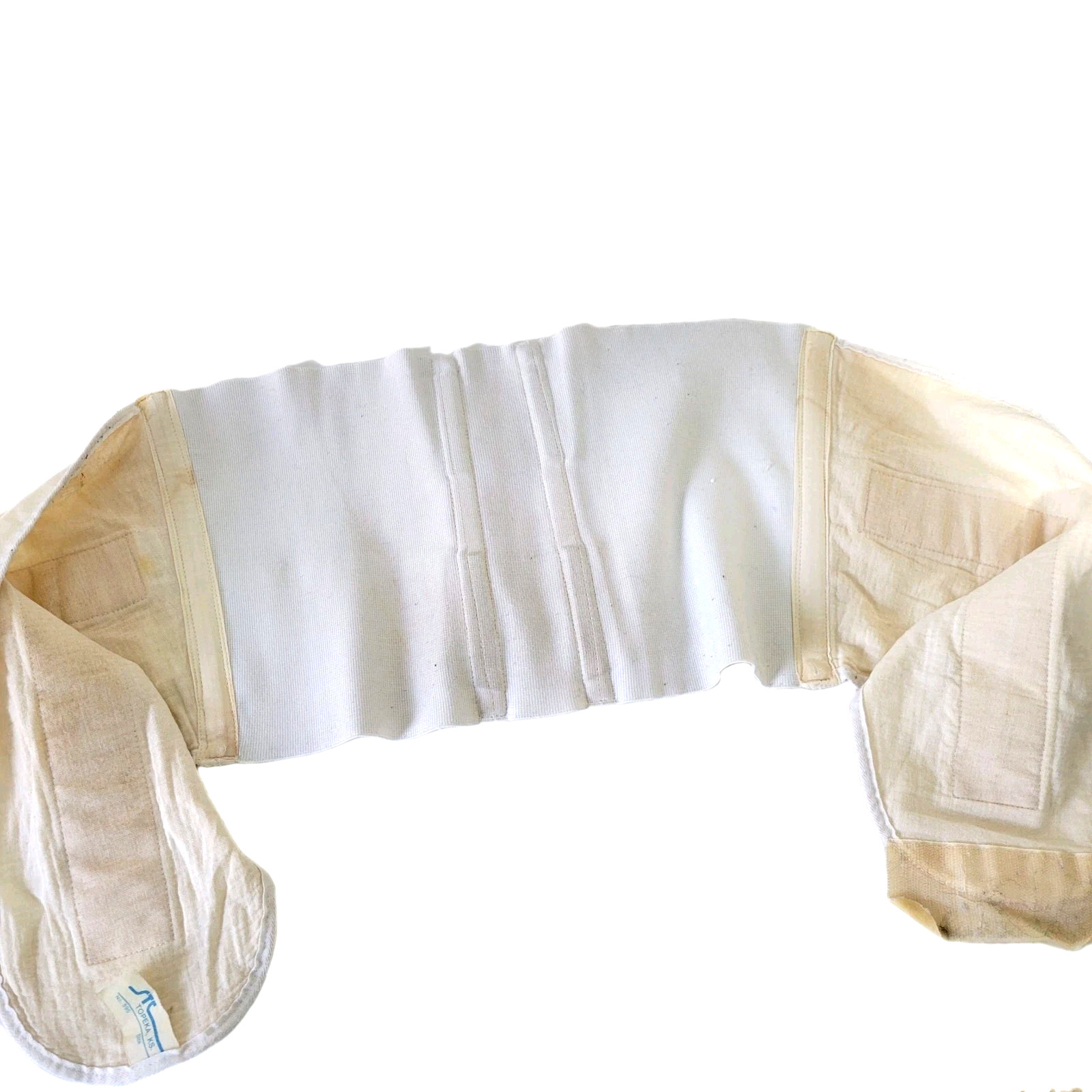 STC Vintage Back Support Brace No. 595 One Size Adjustable Hook & Eye