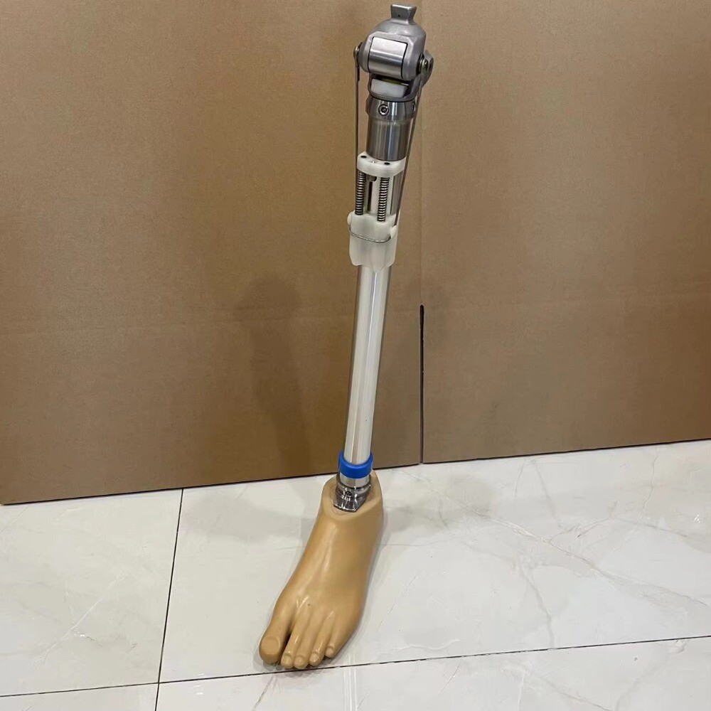 Prosthetic Knee Joint Artificial Leg Above Knee Steel Orthotic Bearing Lock Limb