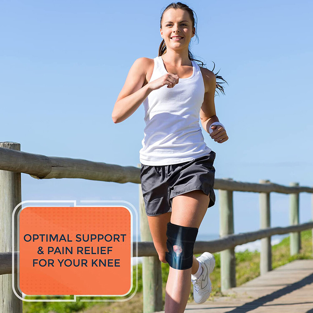 Knee Support Brace Stabilizers & Patella Gel Pad Meniscus Wrap Joint Pain Relief