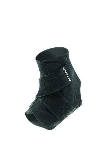 Mueller Adjustable Ankle Support, Black – One Size Fits Most