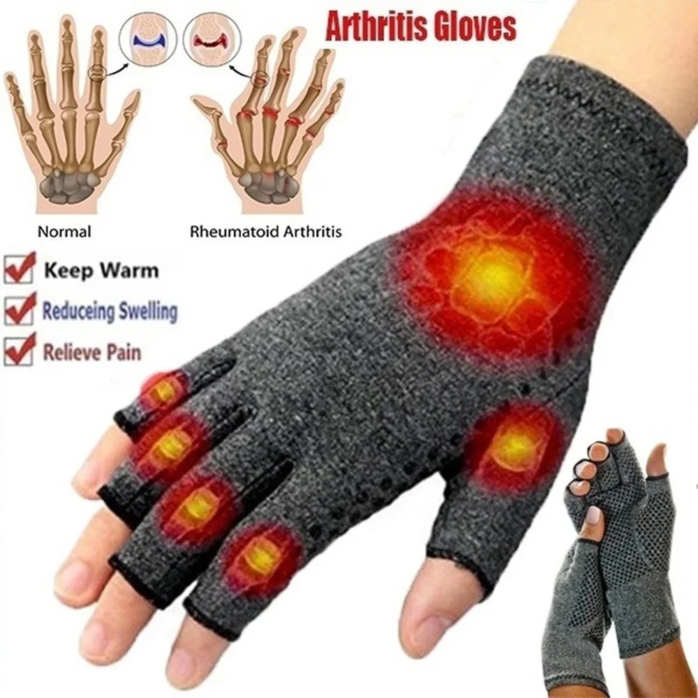 Arthritis Medical Gloves Compression Pain Relief Hand Wrist Support Brace