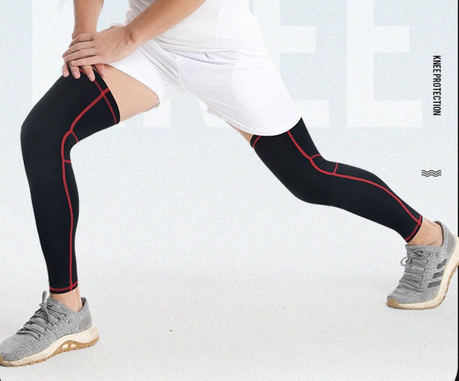 Leg Thigh Sleeve Sports Women Men Knee High Support Stockings Compression Socks