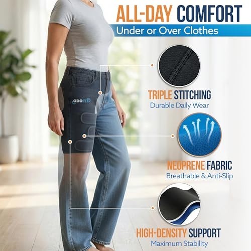 5-in-1 Adjustable Hip Brace for Sciatica Pain Relief, Groin & Thigh Support, Imp