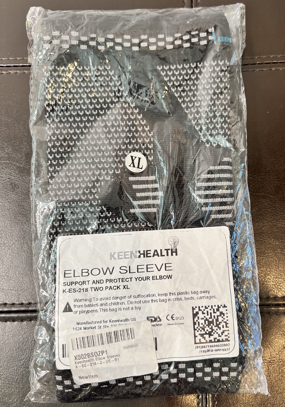 2 Pk ~ KeenHealth Elbow Sleeve XL K-ES-218 ~ NEW