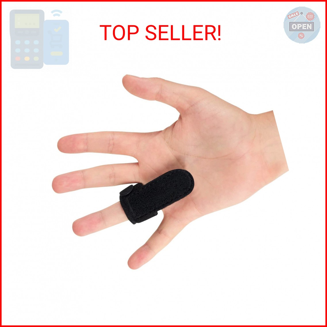 CTR BAND Trigger Finger Splint – Support Brace for Middle, Ring, Index, Thumb an