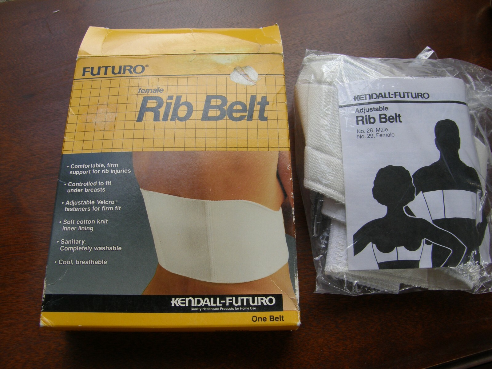 3912) Kendall-Futuro Female Rib Belt SZ S 23-26″ 40% Rubber/Elestane 60% Cotton