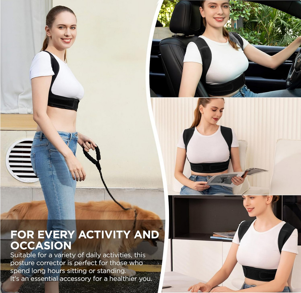 Vicorrect Posture Corrector for Back Support Size:Small/Medium