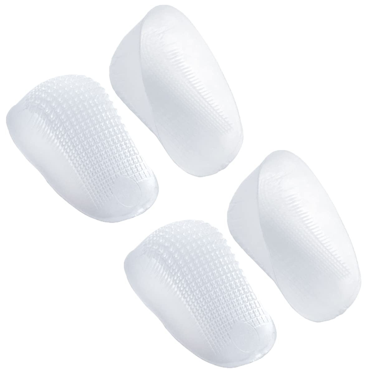 Gel Heel Cups for Plantar Fasciitis Relief – 2 Pairs, Large Size, Comfortable Su