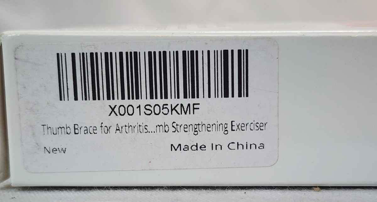 Arrow Splints Thumb Brace Fits Right & Left Hand Thumb Splint + Thumb Exerciser