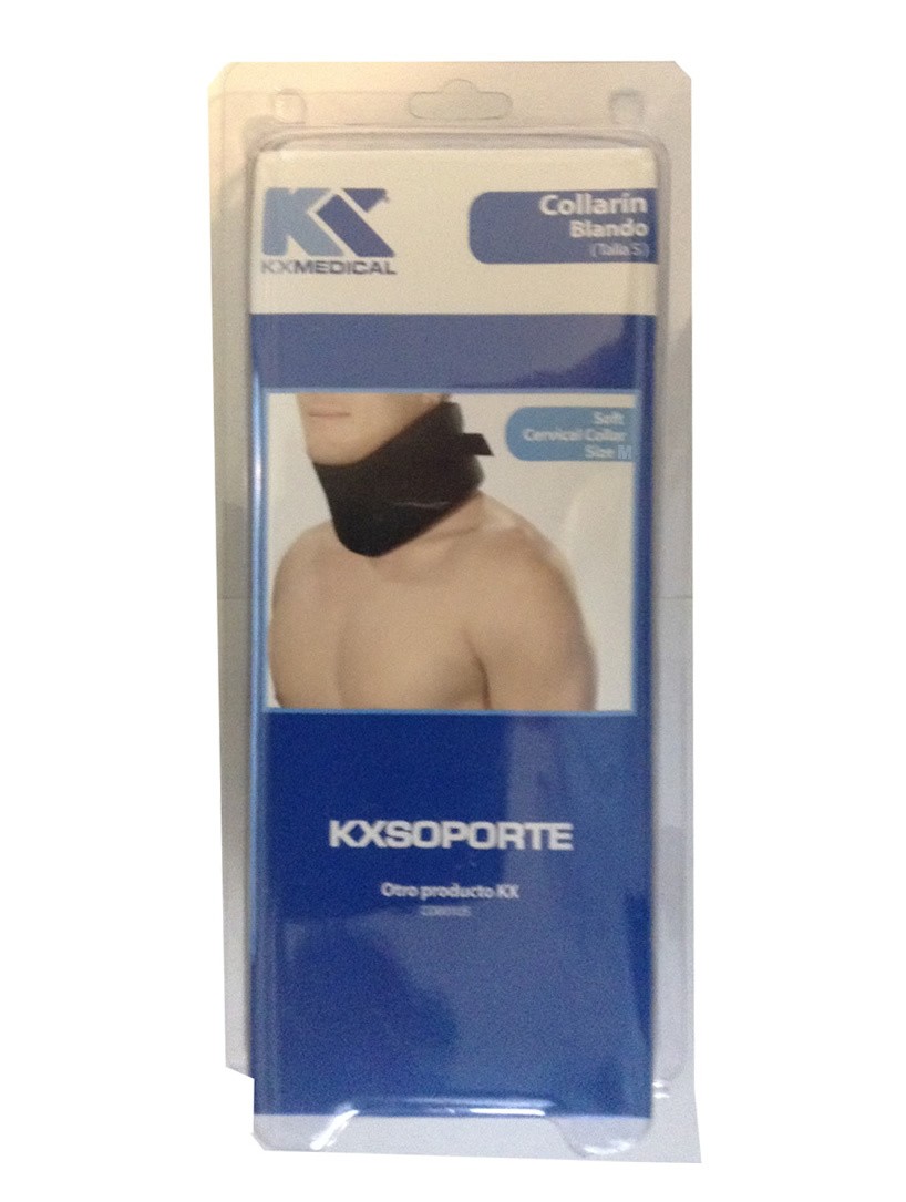 Adjustable Soft Cervical Collar (Neck Brace), Foam, Size S, BLACK NEW MODEL