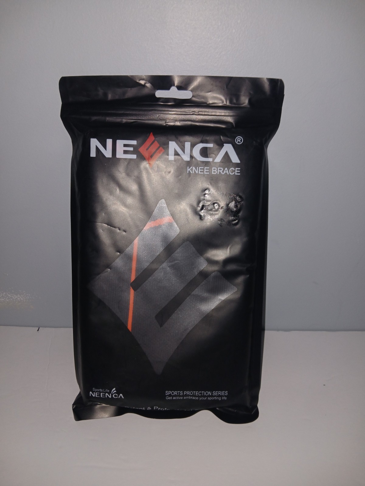 NEENCA Professional Knee Brace Compression Sleeve Black and ORANGE Size 3XL