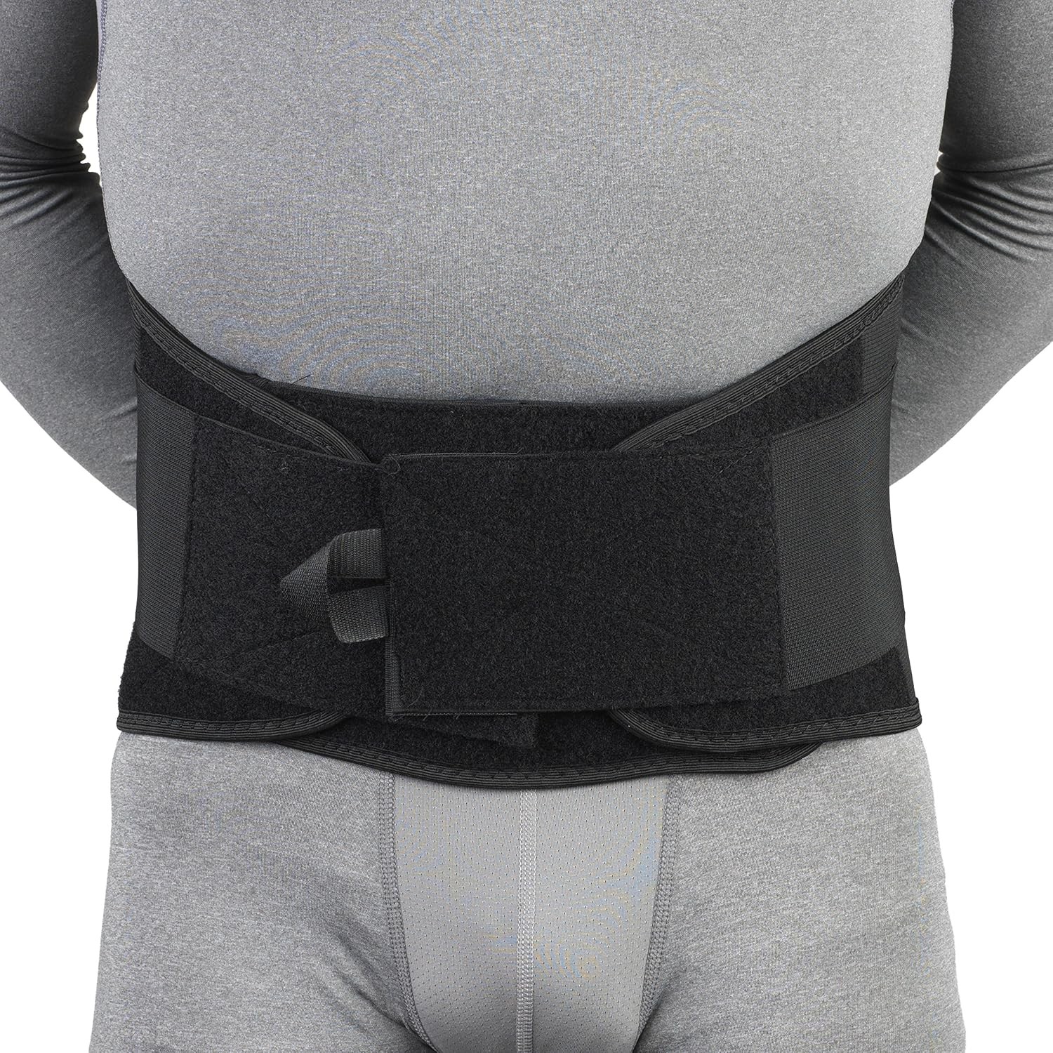 OTC Lumbosacral Support Elastic Back Brace Lumbotek 9″ Black Small