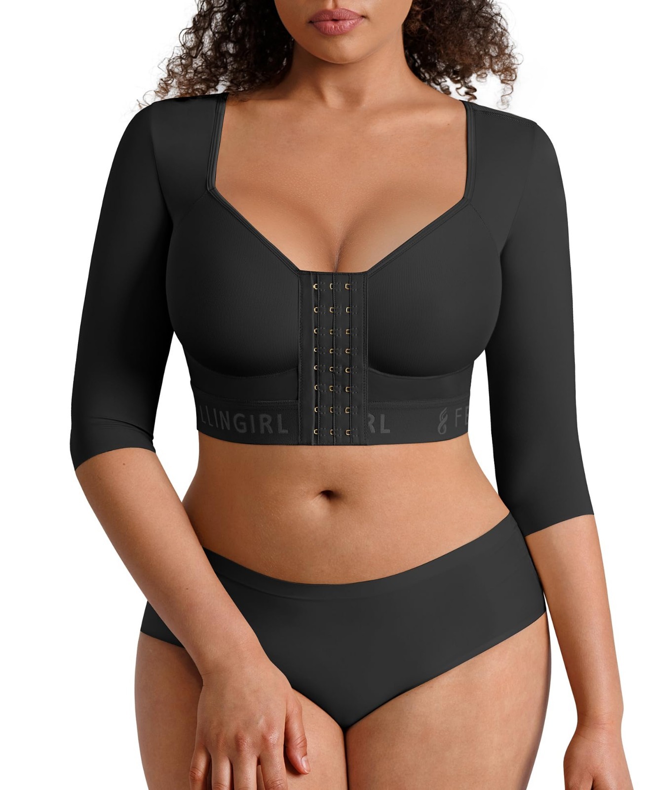 Arm Compression Sleeve for Women – Upper Arm Shaper, Post-Surgery Support Bra