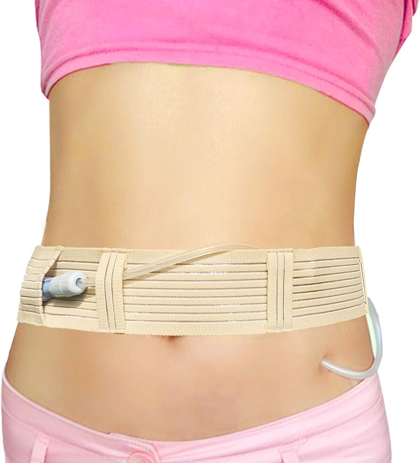 Breathable Peritoneal Dialysis PD Belt Abdominal Holder Adjustable Belly Band