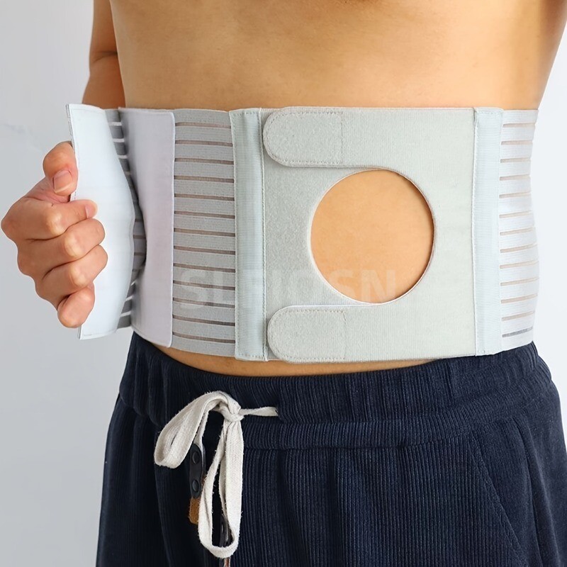 Adjustable Abdominal Ostomy Belt Stoma Support Portable Ileostomy Colostomy Belt