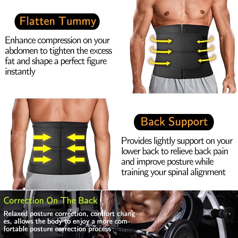 Surgical Abdominal Binder Hernia Support Wrap Belly Band Abdominal Belt S-XXXL