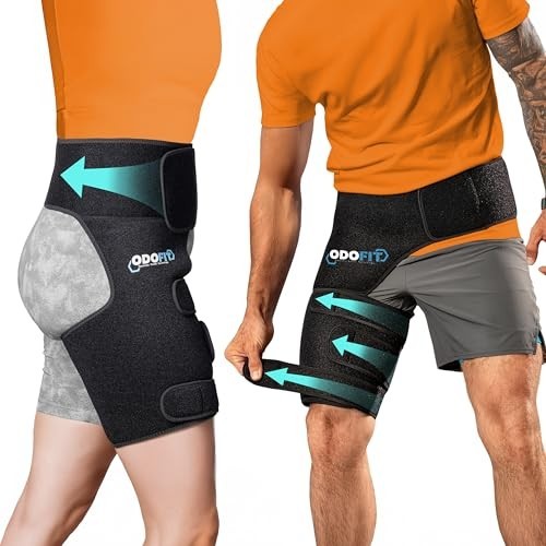 5-in-1 Adjustable Hip Brace for Sciatica Pain Relief, Groin & Thigh Support, Imp