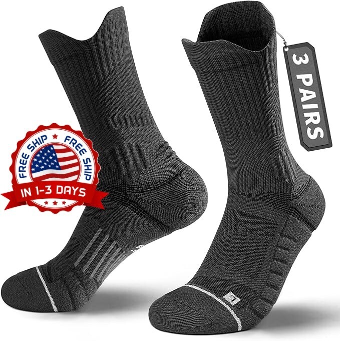 Calcetines de Compresión Arco Plantar Fasciitis Tobillo Correr Medias de Soporte