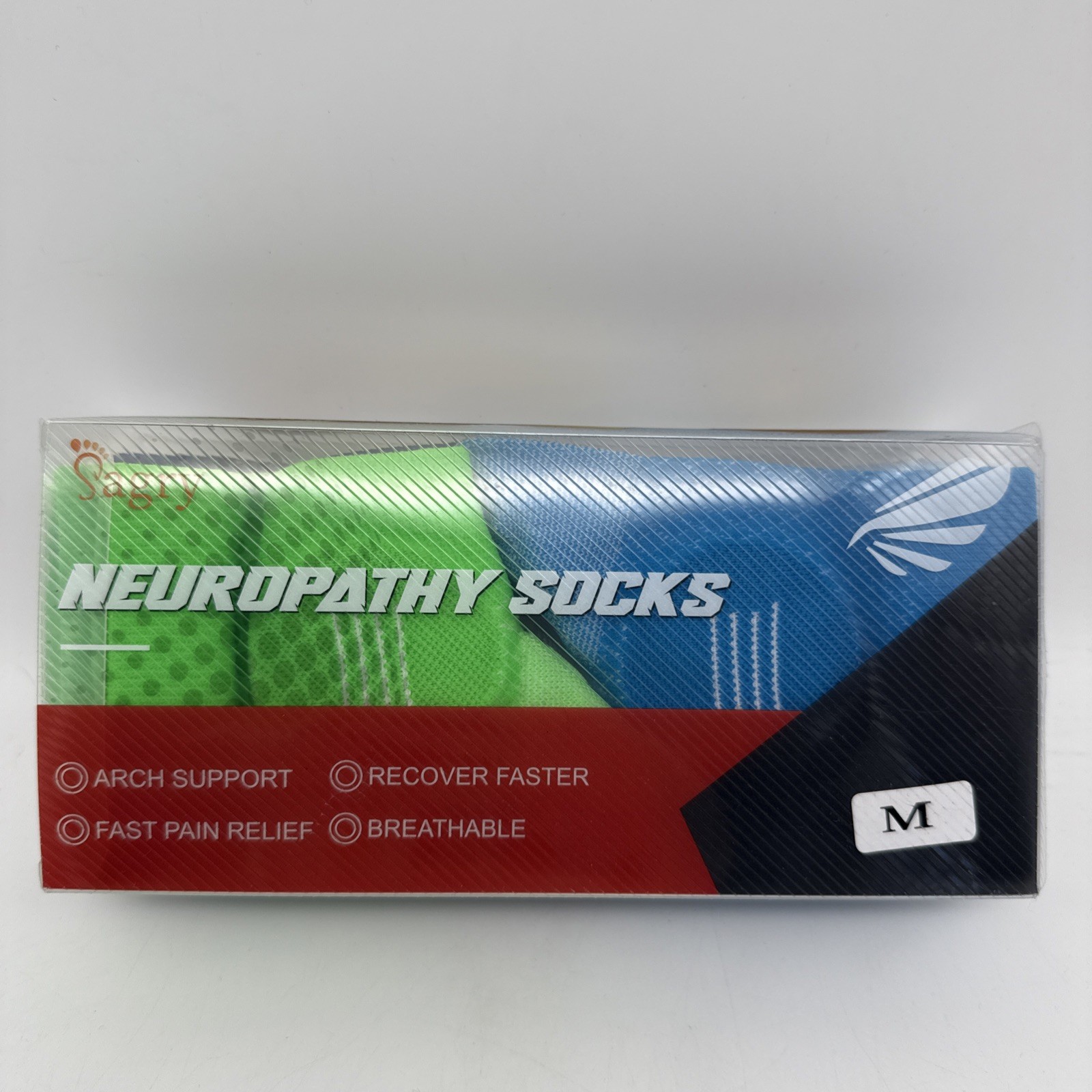 6 Pairs – Premium Socks for Neuropathy For Women & Men Ankle NEW US Size Medium