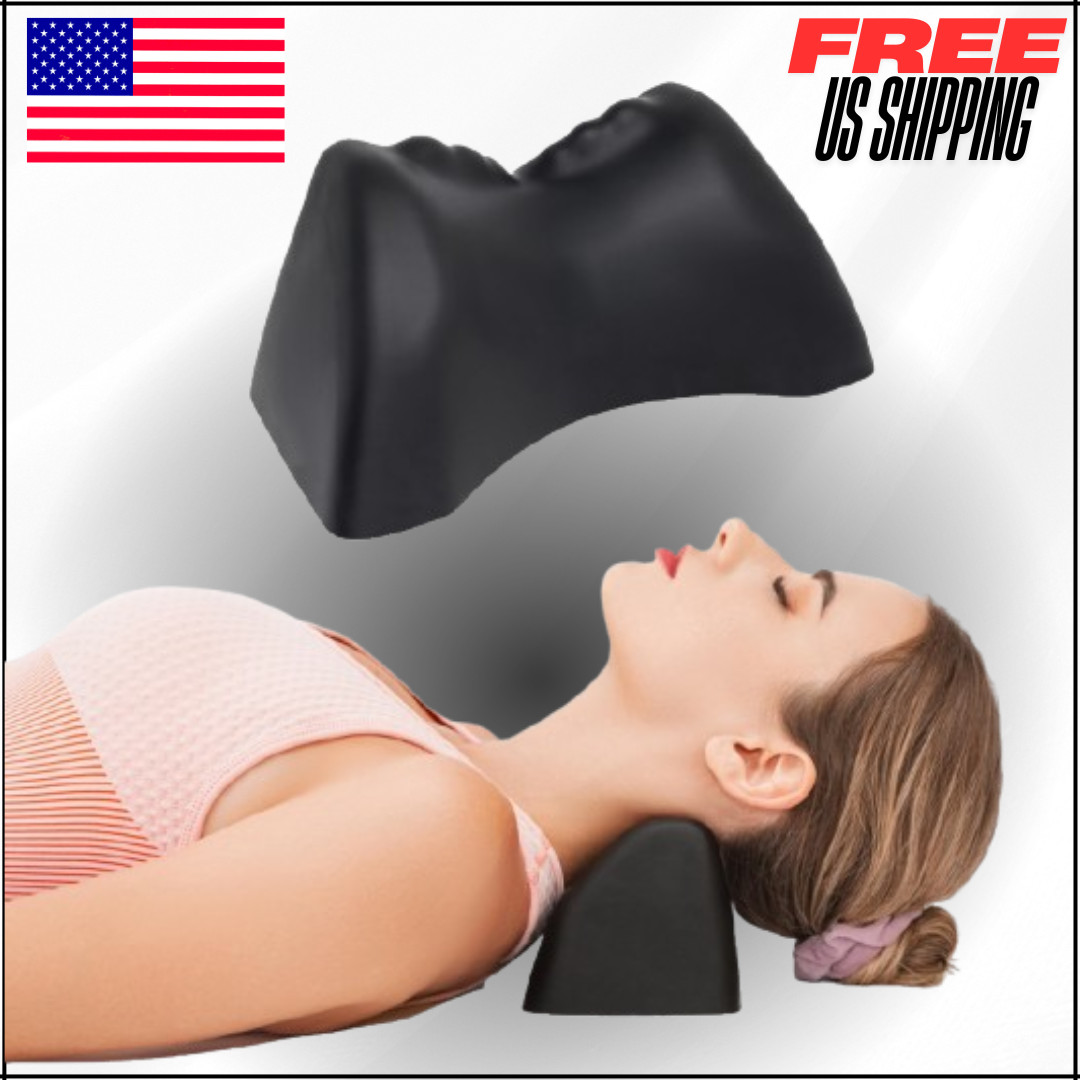 Cervical Traction Pillow, Occipital Release Tool for Neck & Shoulder Pain Relief