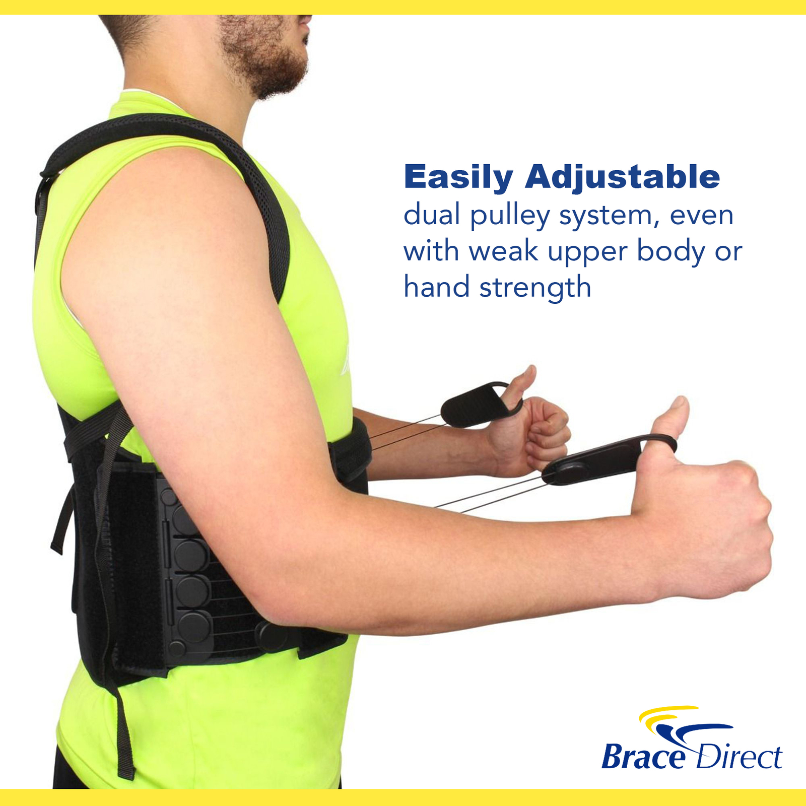 Postural Extension Back Straightener Brace – Rigid Posture Corrector Vest