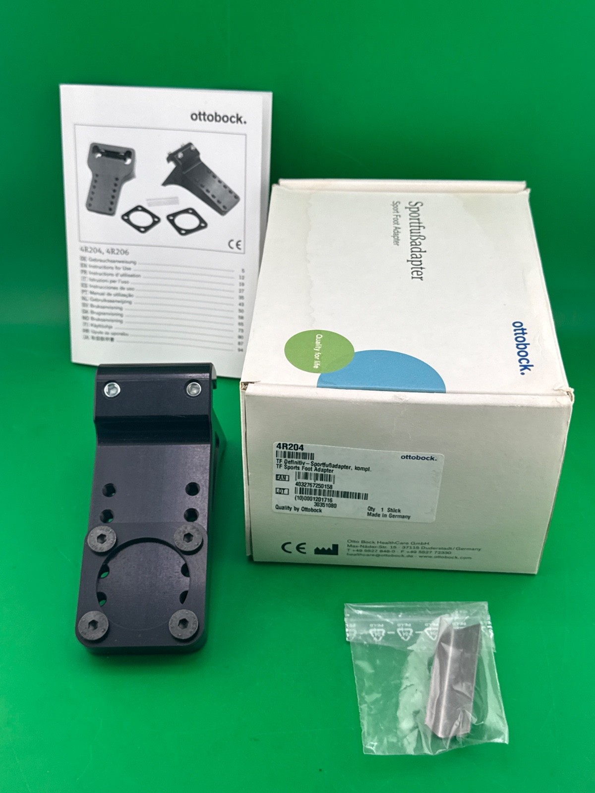 Ottobock Otto bock 4R204 prosthetic blade sports adapter. New
