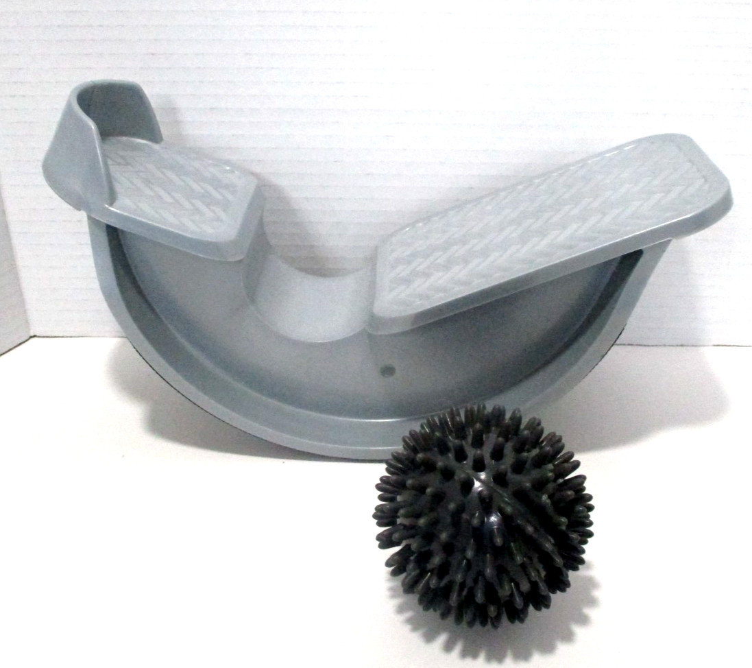 Vive Calf Stretcher Single Rocker and Plantar Fasciitis Spiky Massage Ball