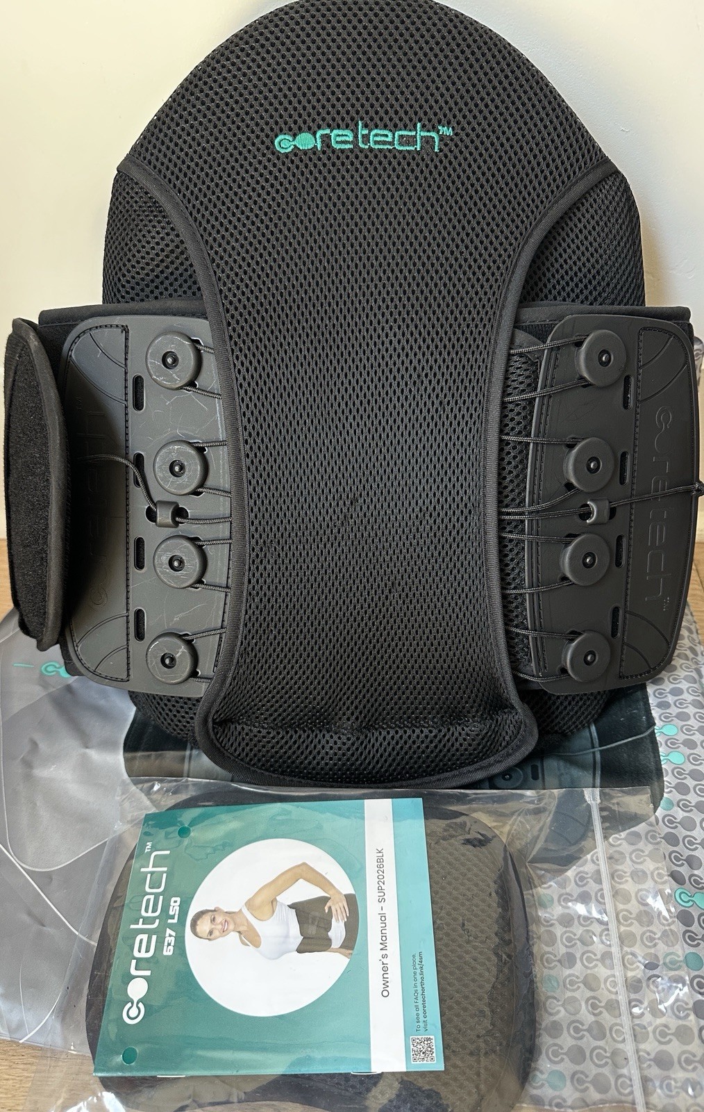New 2026 Core Tech 637 LSO Back Brace By Vivehealth All Size Adjustable 1.89 Lbs