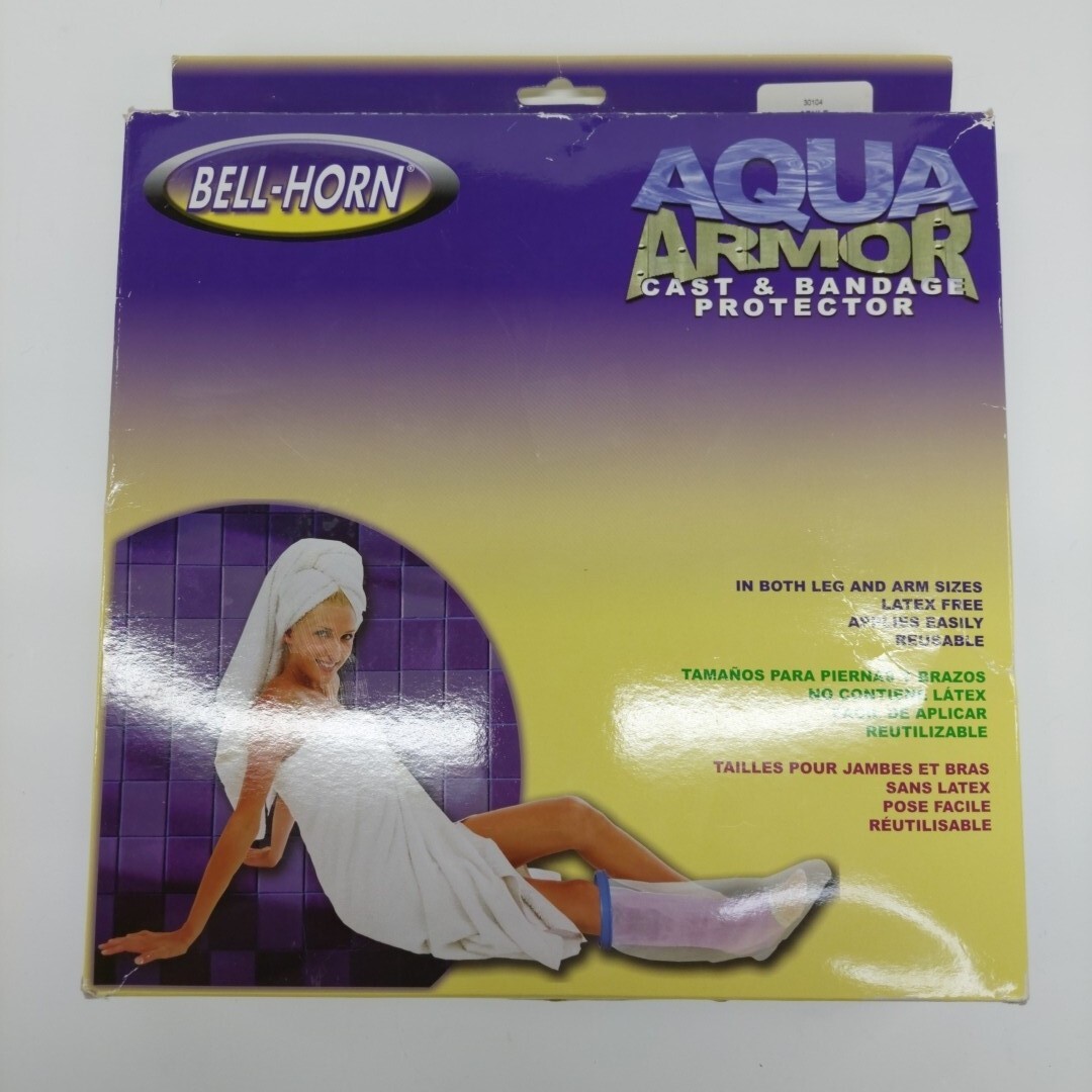 Aqua Armor Bell Horn Cast and Bandage Protector Adult Long Leg 42″ 107cm NEW